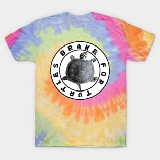 Brake For Turtles Round Logo T-Shirt